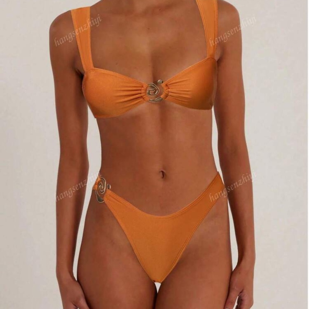 SHEIN Orange Bikini Set size XS